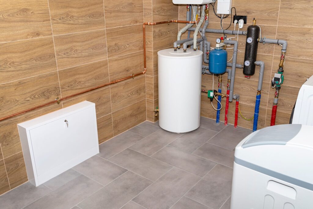 Residential water heater and plumbing system installed in Aurora